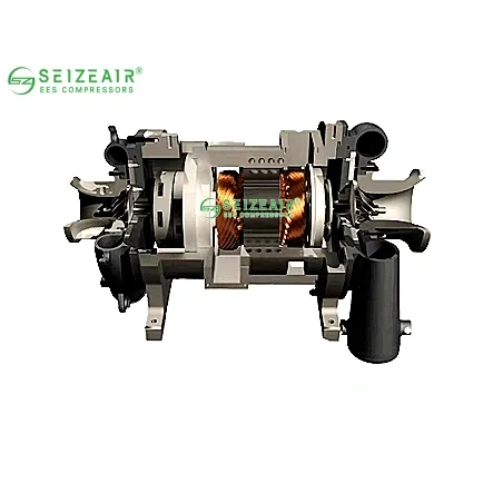 100 Oil Free Magnetic Levitation Turbo Two Stage Low Pressure Air Compressor