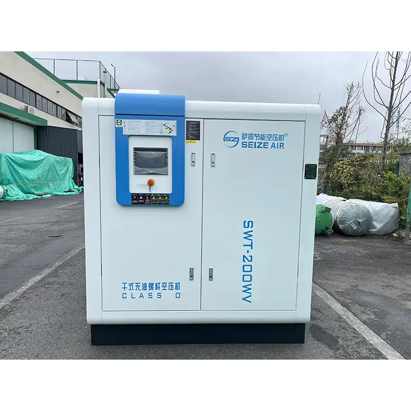 Βιώδης και σταθερός αεροσυμπιεστής PM VSD Dry Oil-free Βιώδης και σταθερός αεροσυμπιεστής PM VSD Dry Oil-free